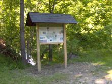 panneau au Bastan de Sers